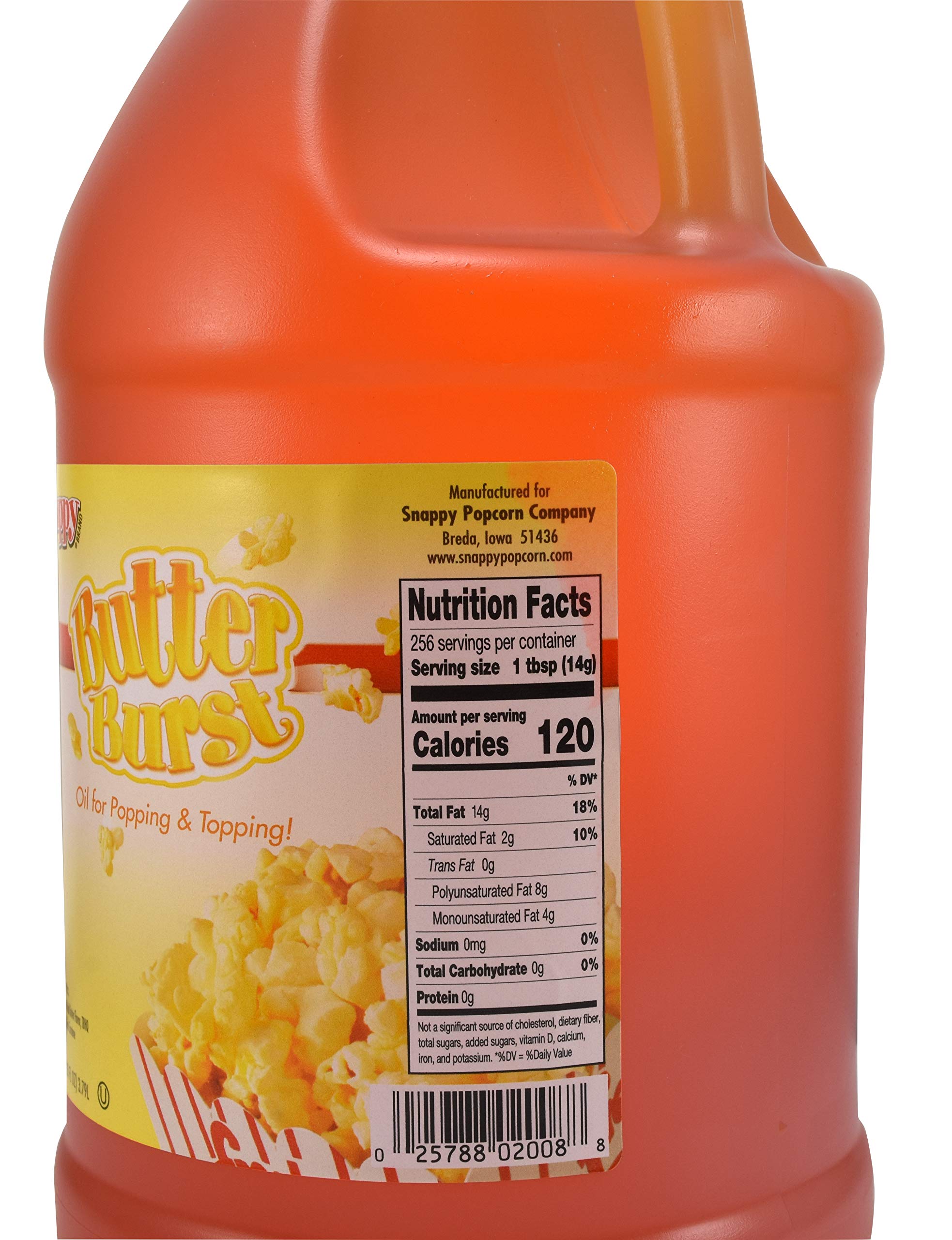 SNAPPY palomitas en máquina con aceite para sabor de cine auténtico