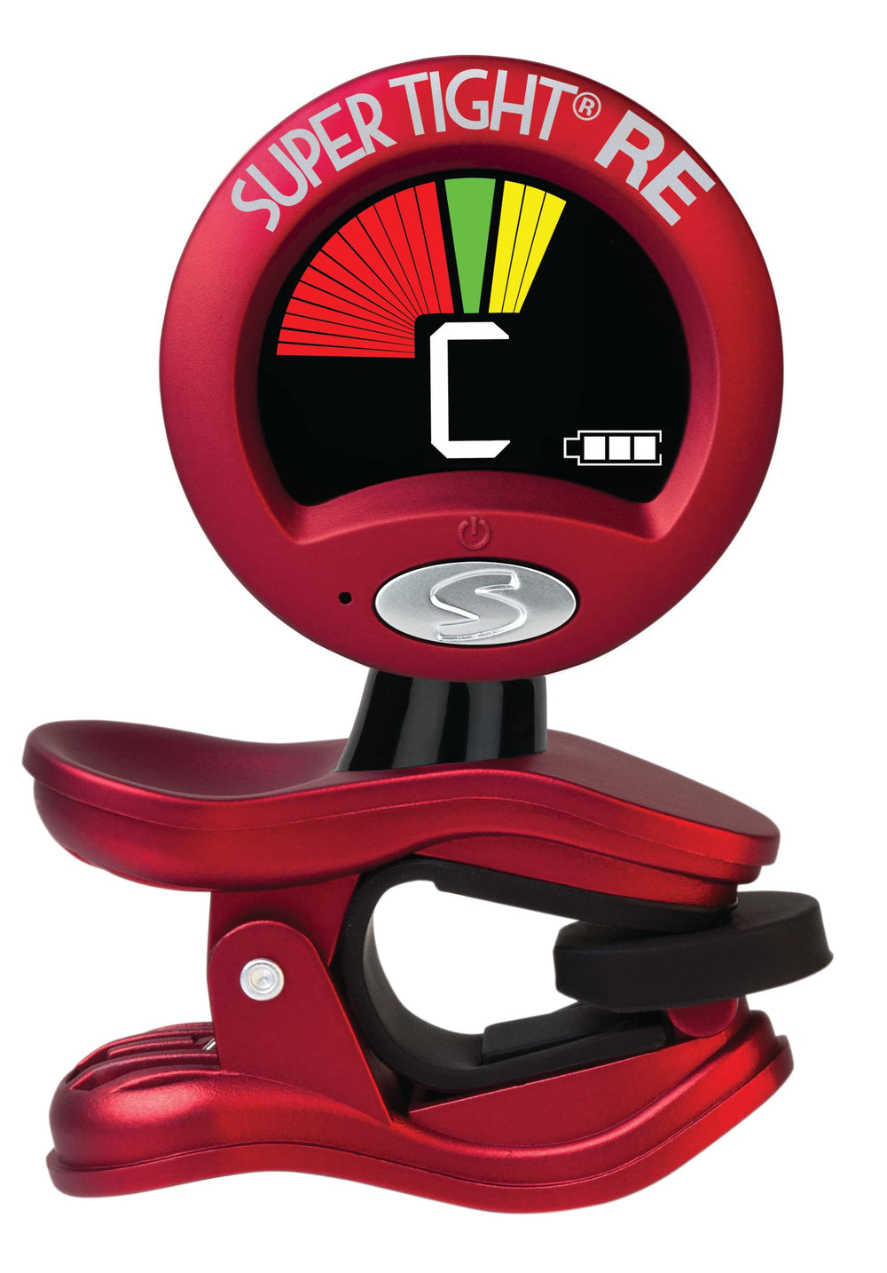 SNARK tuner front display showing colorful tuning feedback and easy readout