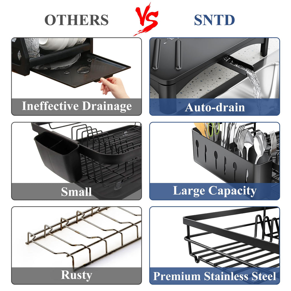 SNTD porta cubiertos con tres compartimentos para organizar utensilios