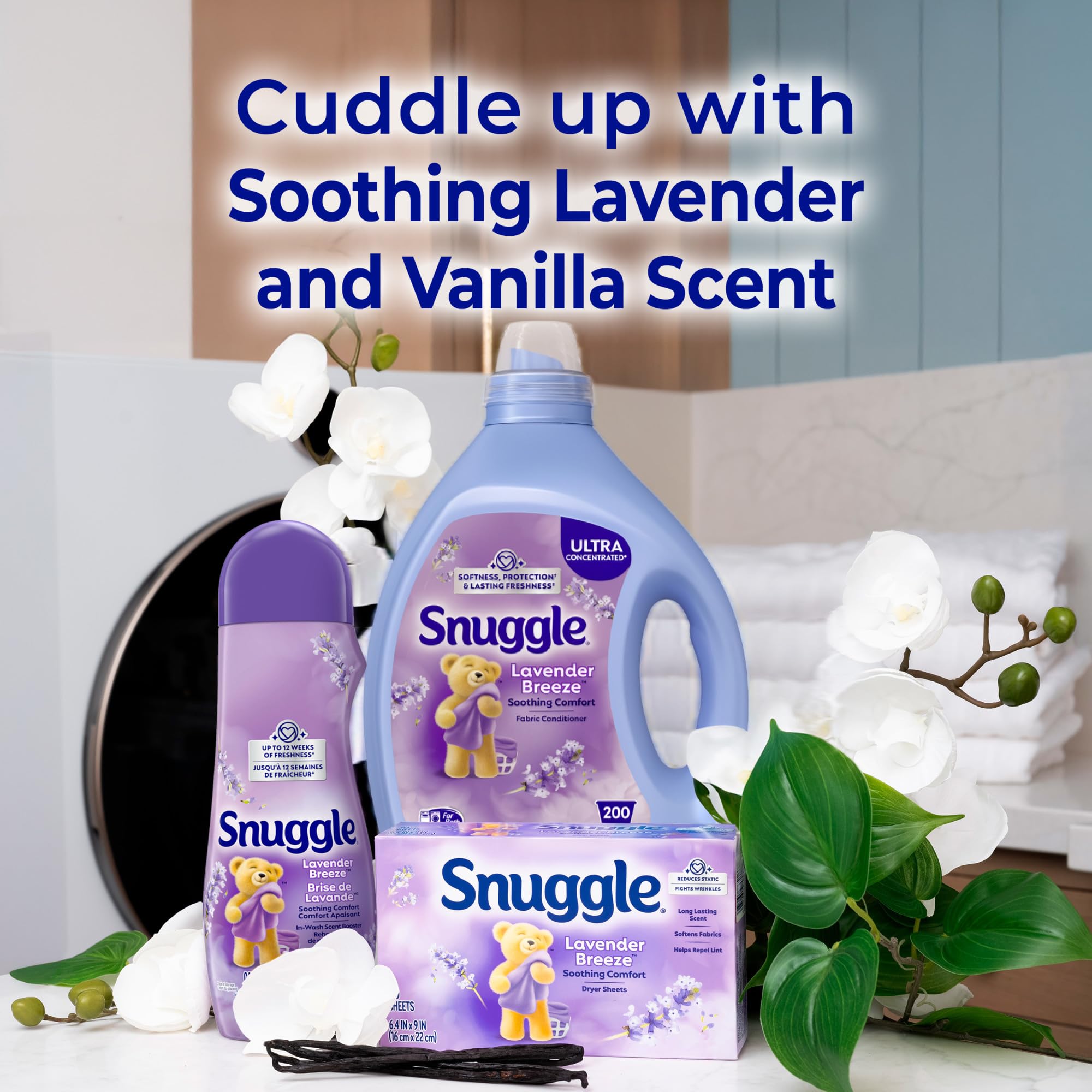 Snuggle paquete en ambiente doméstico mostrando uso diario y conveniencia