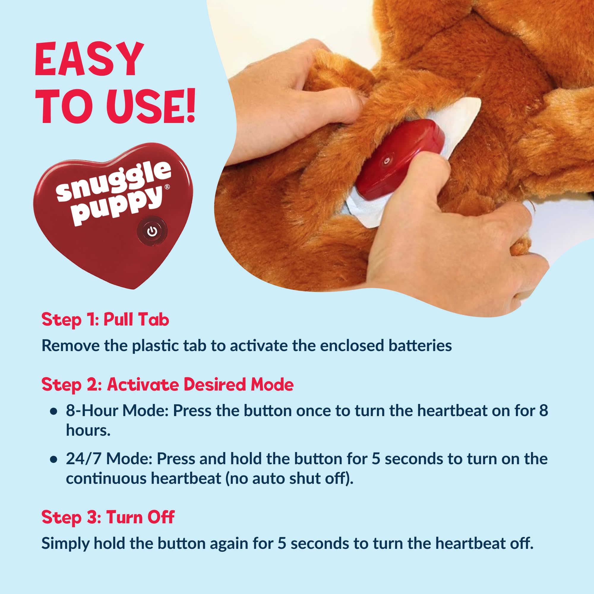 Snuggle Puppie primer plano de textura de peluche, tacto suave reconfortante