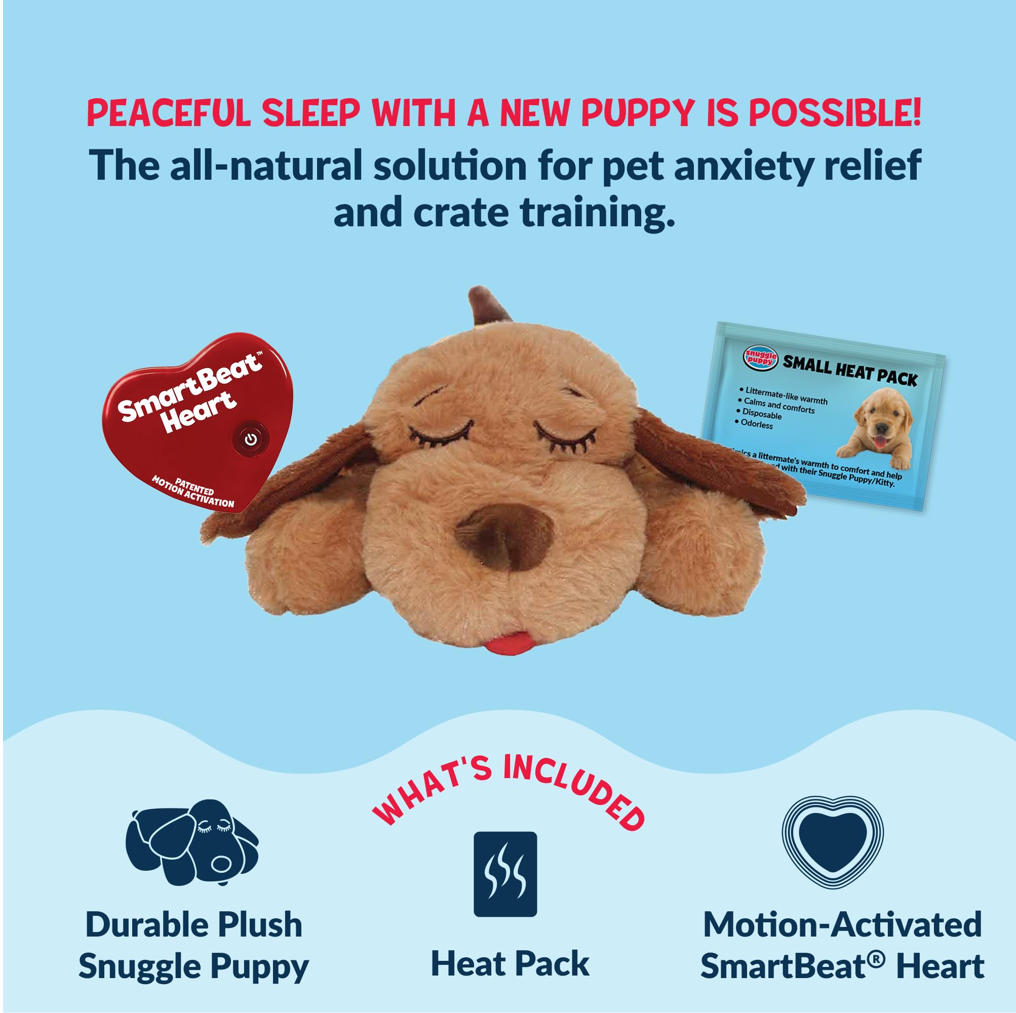 Snuggle Puppie textura del peluche, material suave que invita al abrazo