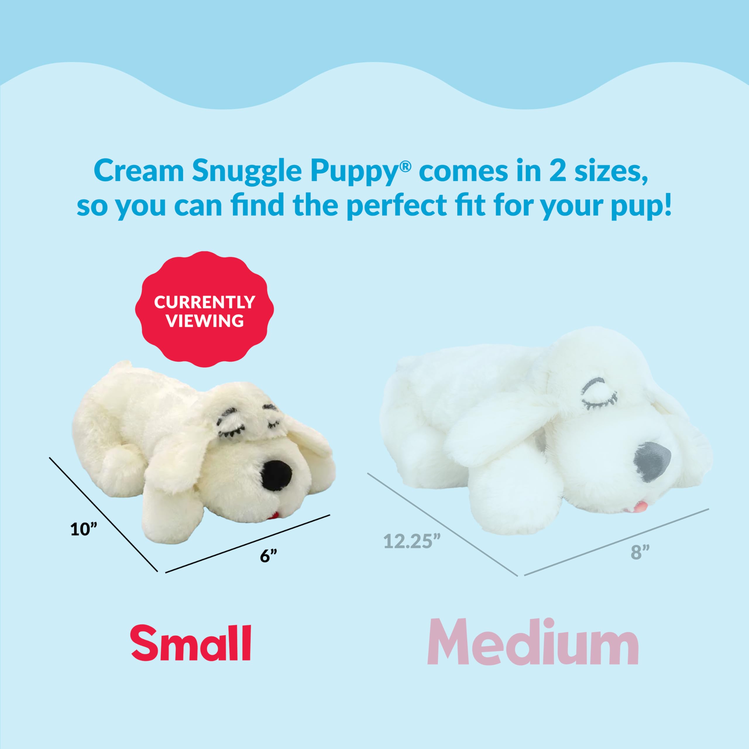 Snuggle Puppy detalle del módulo SmartBeat mostrando el latido reconfortante