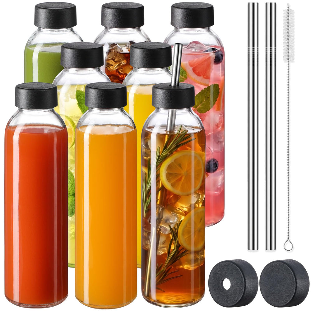Snuvid pack frontal mostrando ocho botellas y tapas, ideal para almacenar bebidas
