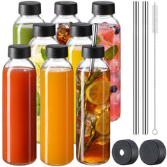 Snuvid pack frontal mostrando ocho botellas y tapas, ideal para almacenar bebidas