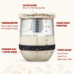 Snuvid tapas de tela silicona y bambú para fermentar, refrigerar y presentar con versatilidad