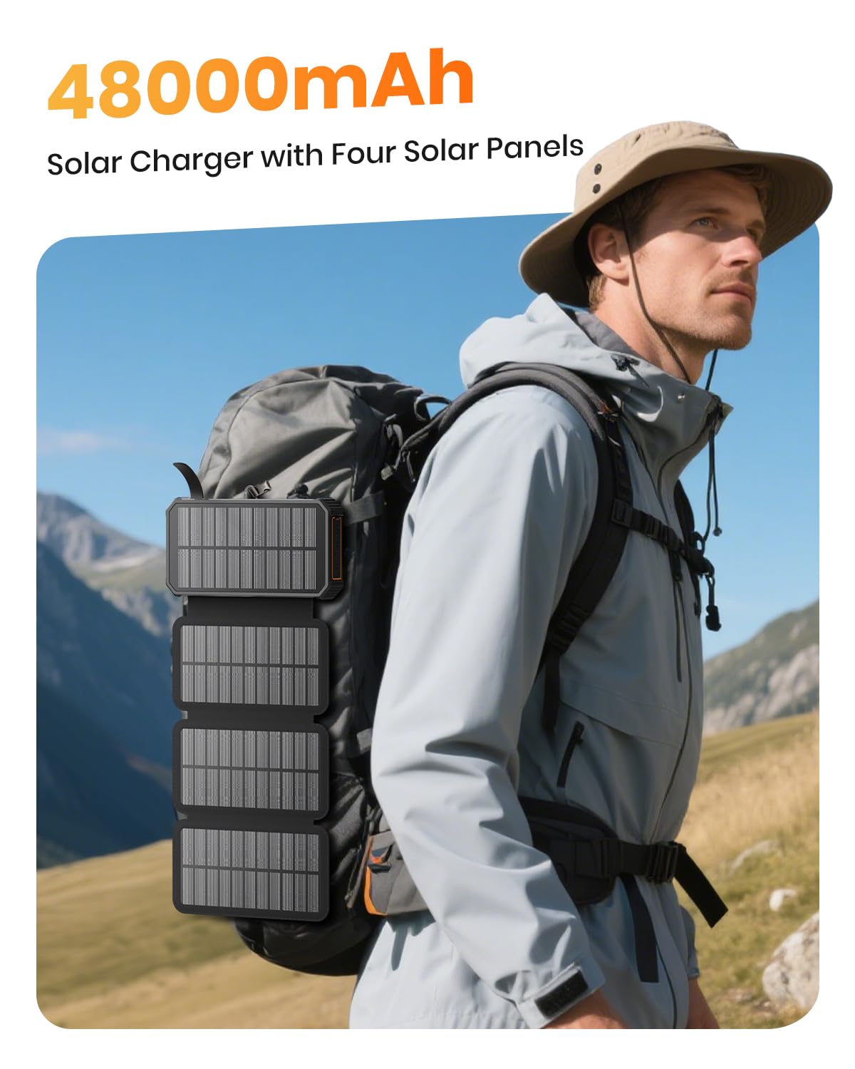 SOARAISE puertos USB-A y USB-C visibles, mostrando múltiples opciones de conexión