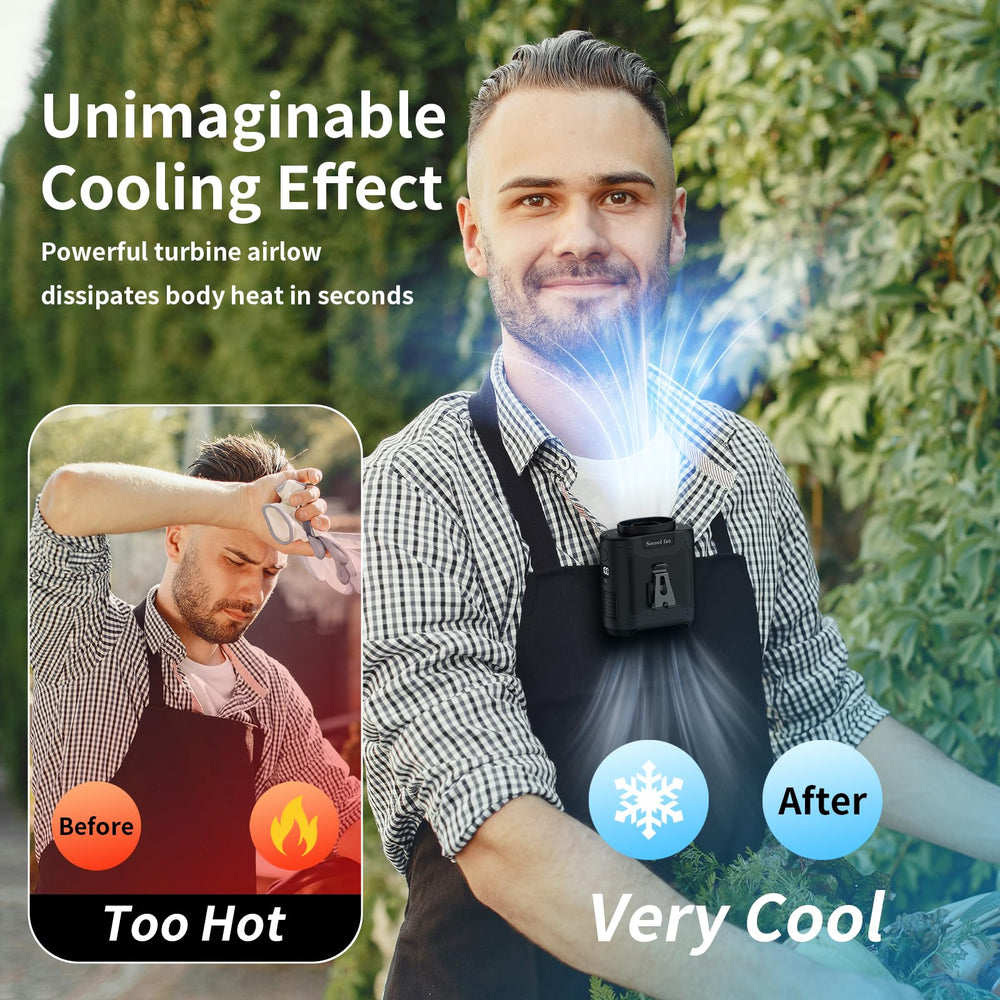 Socool fan con linterna LED y modo SOS útil para emergencias nocturnas