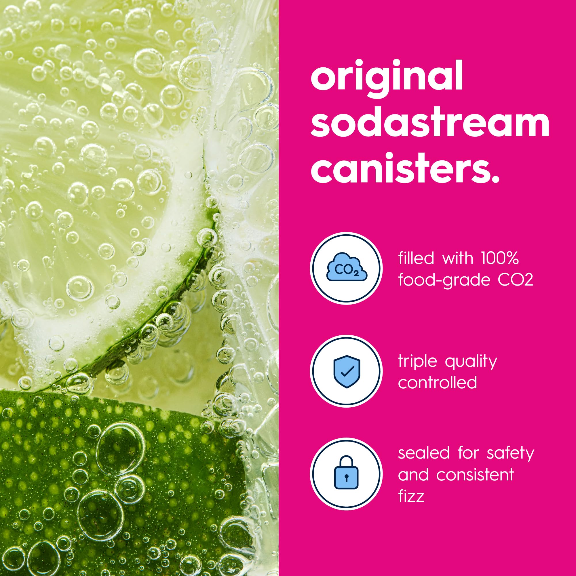 SodaStream pack en cocina mostrando uso diario y ahorro en envases