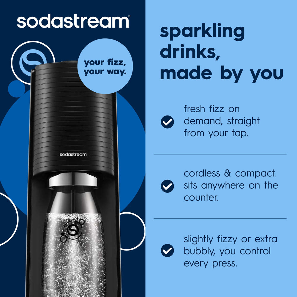 sodastream TERRA botella libre de BPA apta para lavavajillas, fácil limpieza