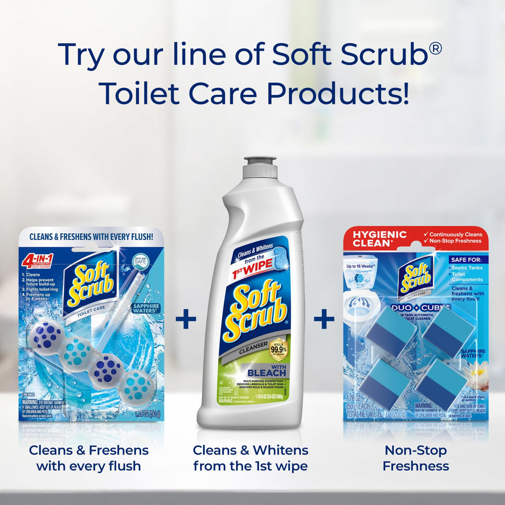 Soft Scrub ajuste del gancho en el borde, sujeción segura y fácil retirada
