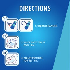 Soft Scrub tamaño del colgador frente a una mano, visualiza escala y facilidad