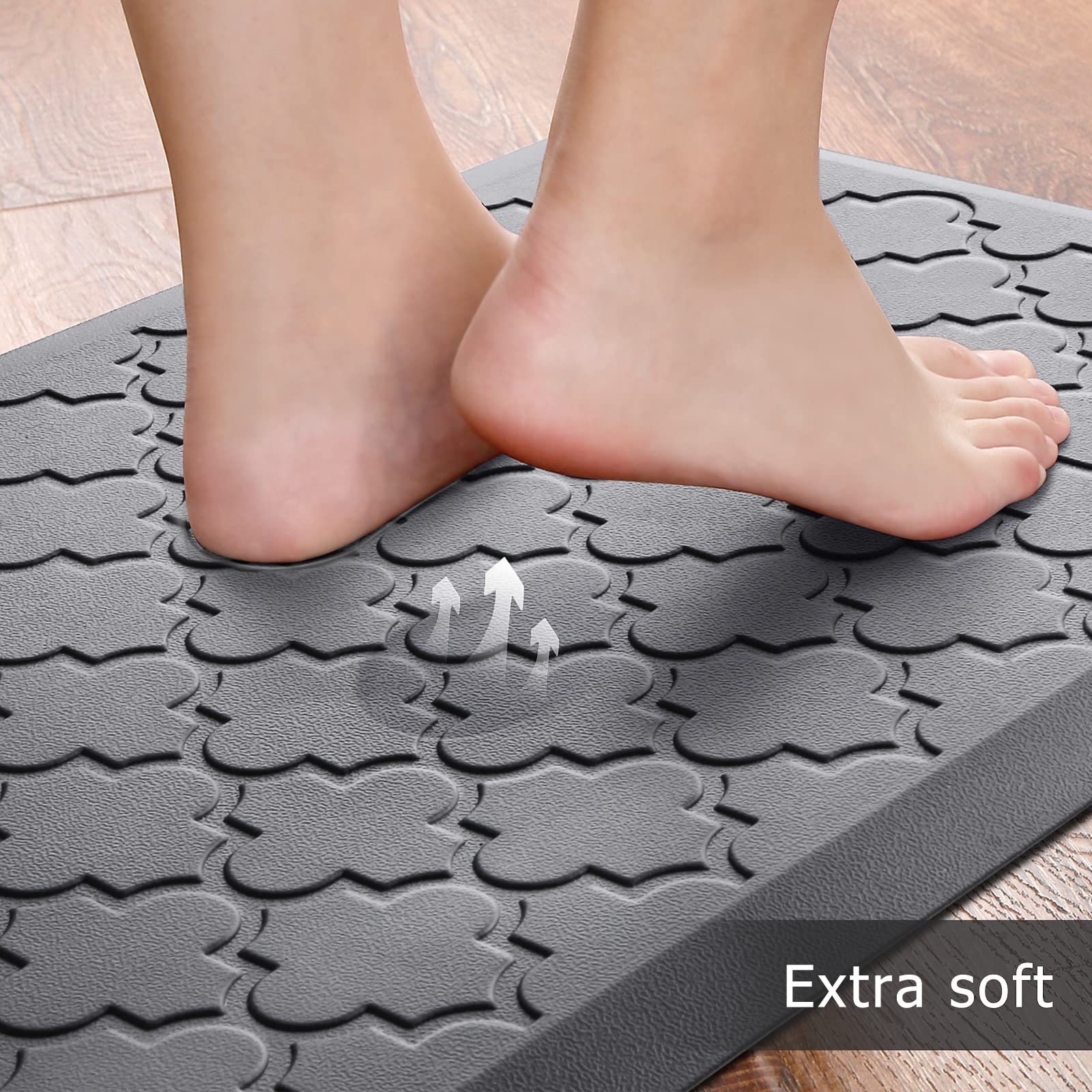 SoftDuo alfombrilla colocada frente al fregadero para soporte al lavar platos