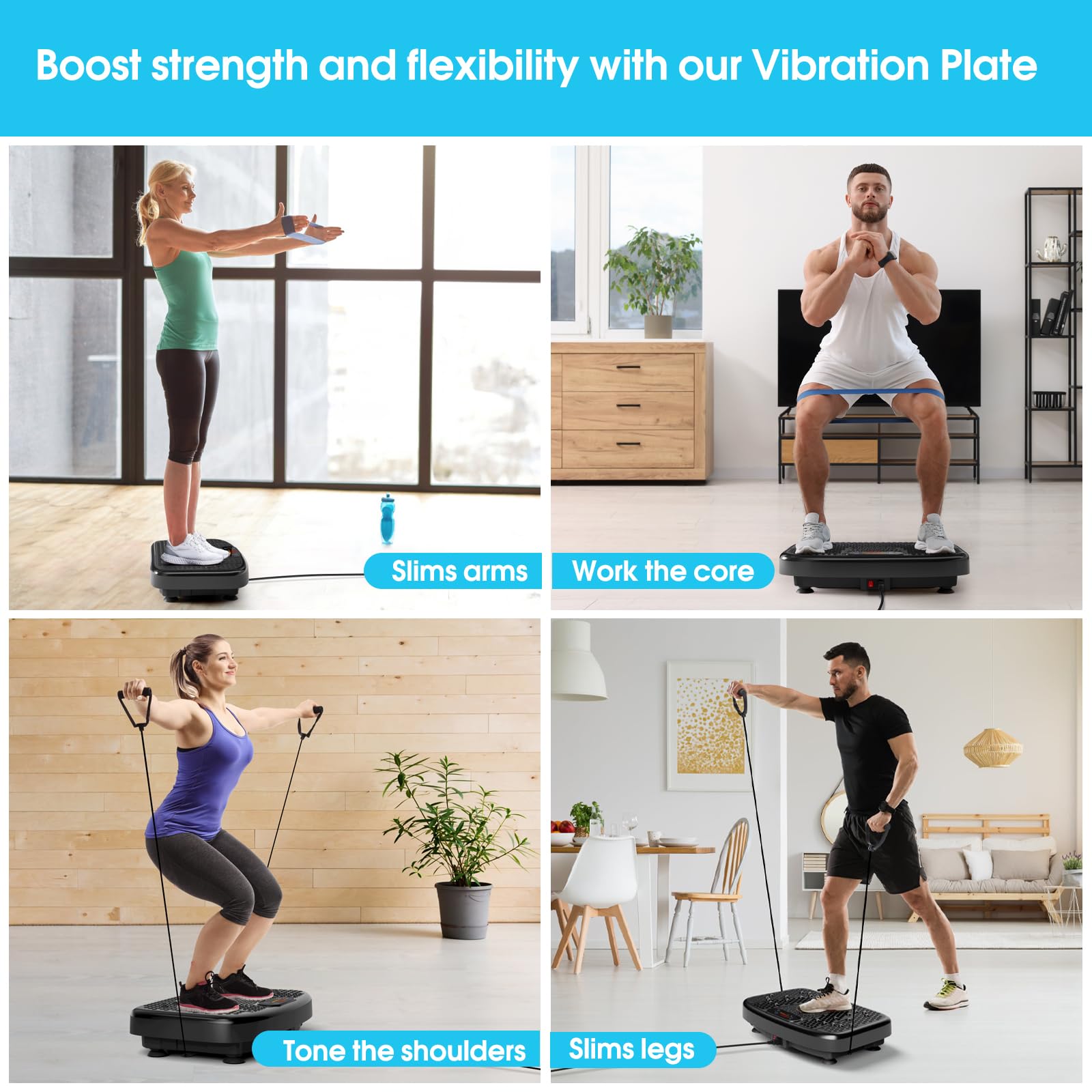 SoftGym juego de bandas de resistencia incluidas para trabajo de brazos y hombros