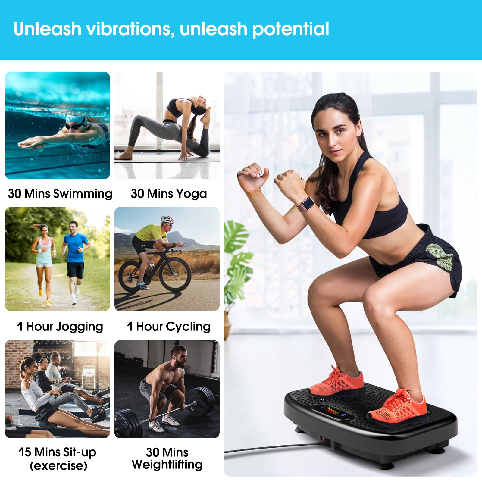 SoftGym panel LED y control remoto que permiten ajustar intensidad fácilmente