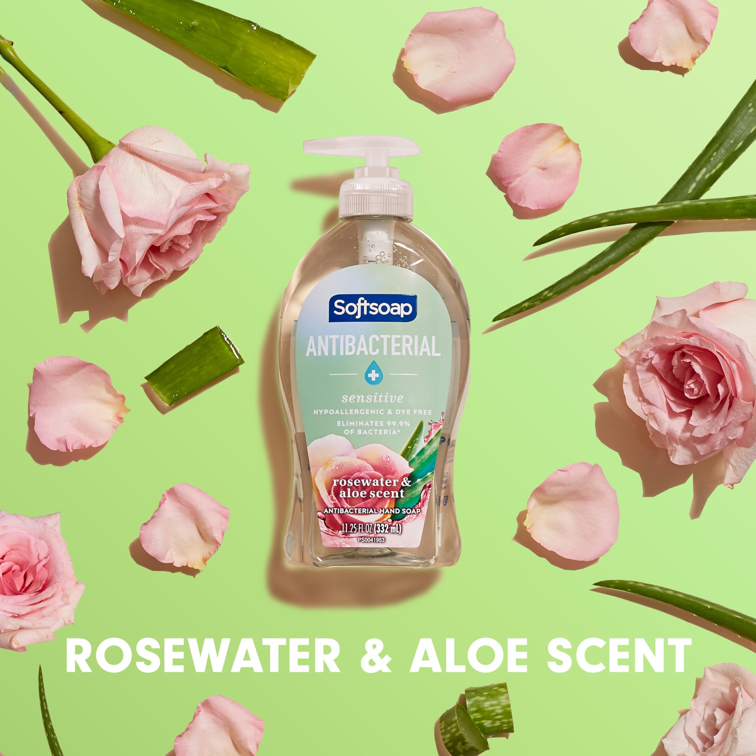Softsoap ambientado con rosas y aloe para fragancia relajante