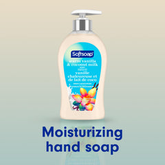 Softsoap botella colocada en baño decorado mostrando atractivo visual práctico