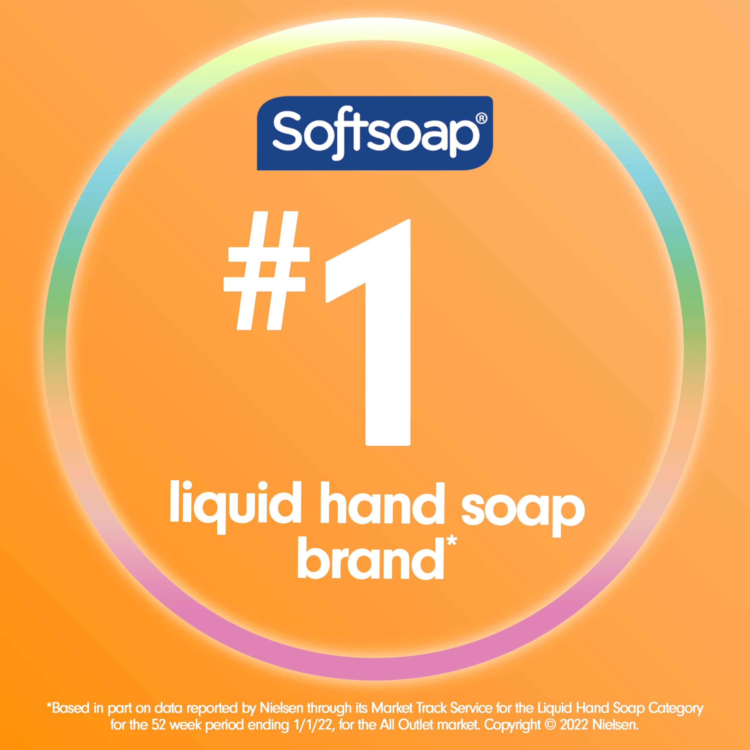 Softsoap botella en uso en cocina limpieza rápida y aroma fresco