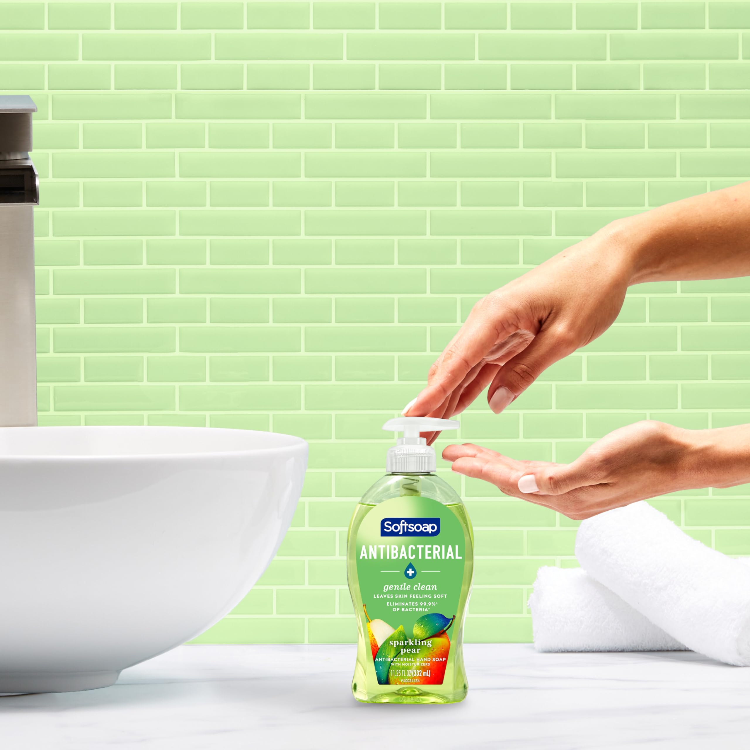 Softsoap detalle del dispensador con boquilla fácil y uso cómodo