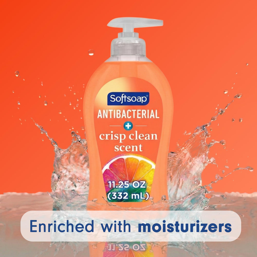 Softsoap etiqueta informativa con ingredientes y beneficios para una elección segura