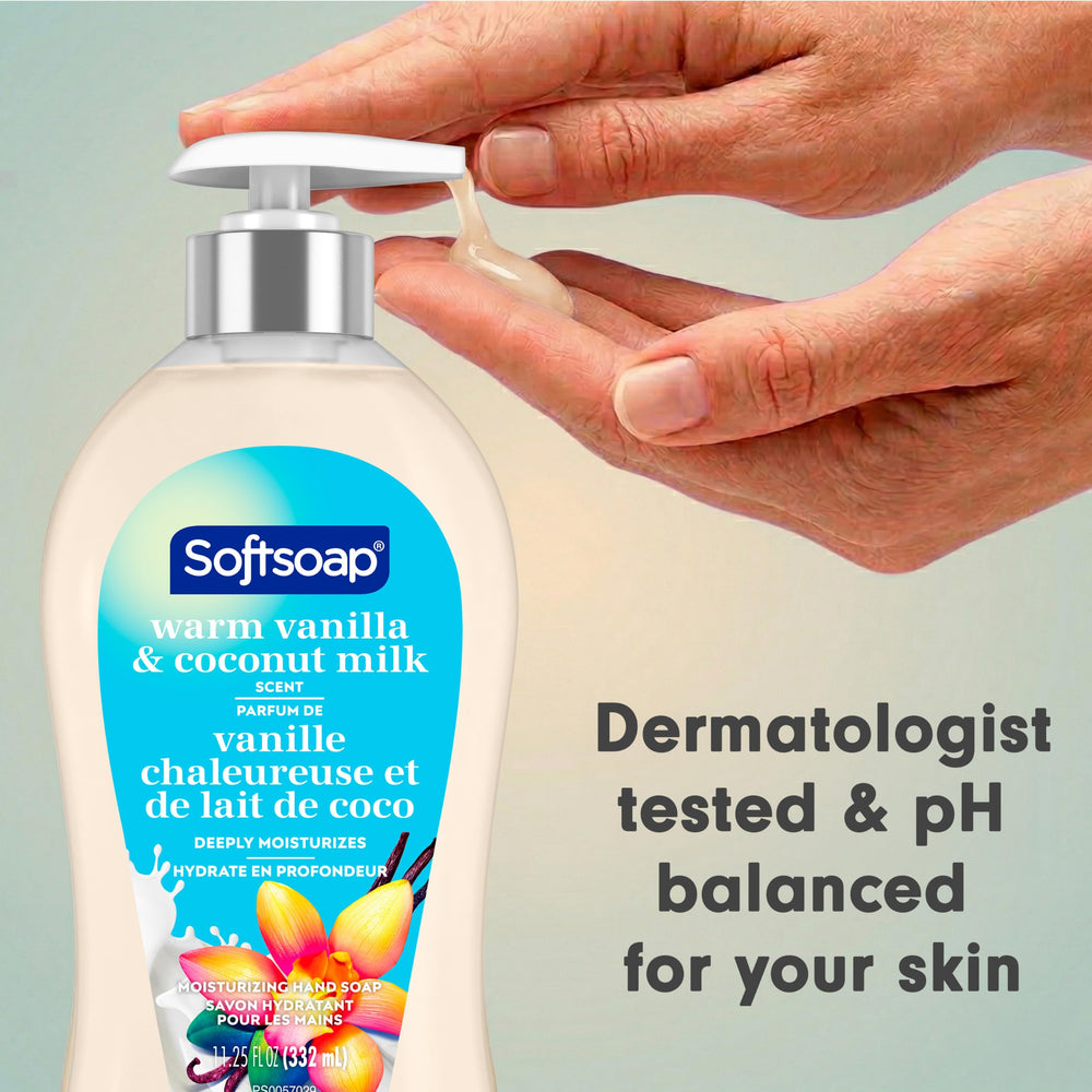 Softsoap etiqueta con ingredientes y ventajas para una elección informada