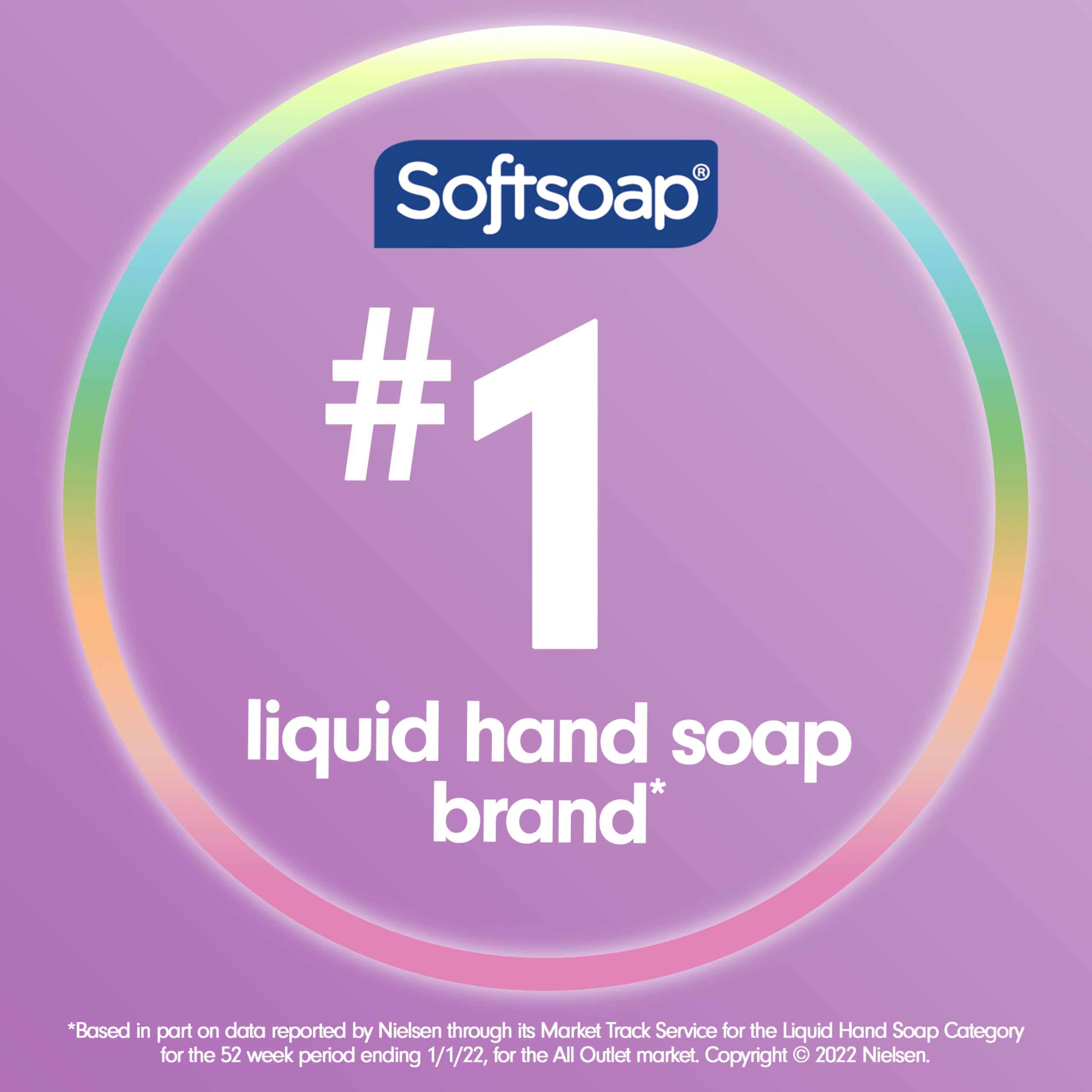 Softsoap pack de seis botellas ideal para reemplazos y varios lavabos