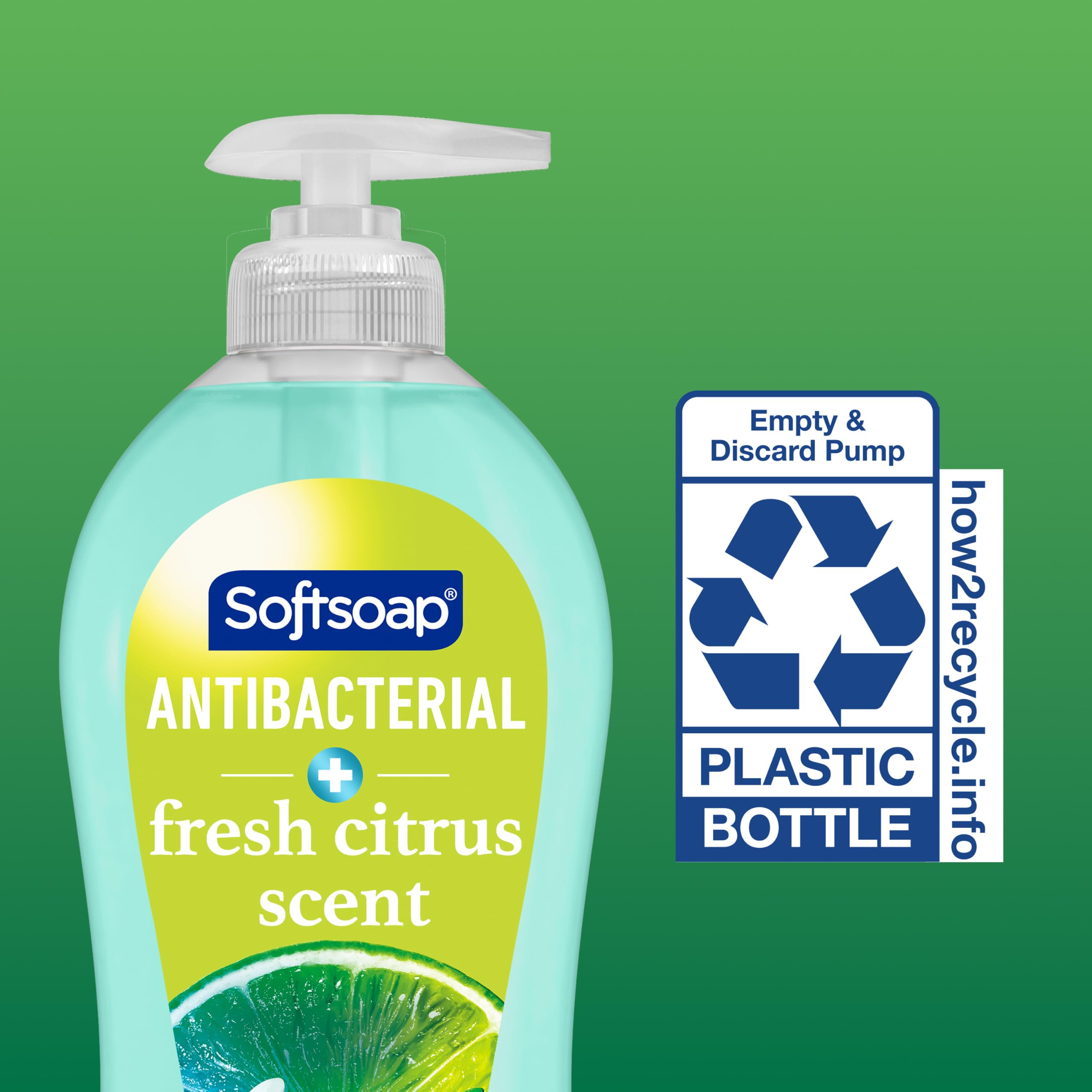 Softsoap seis botellas alineadas destacando suministro práctico en el hogar