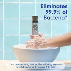 Softsoap espuma en la mano mostrando textura suave y acción hidratante