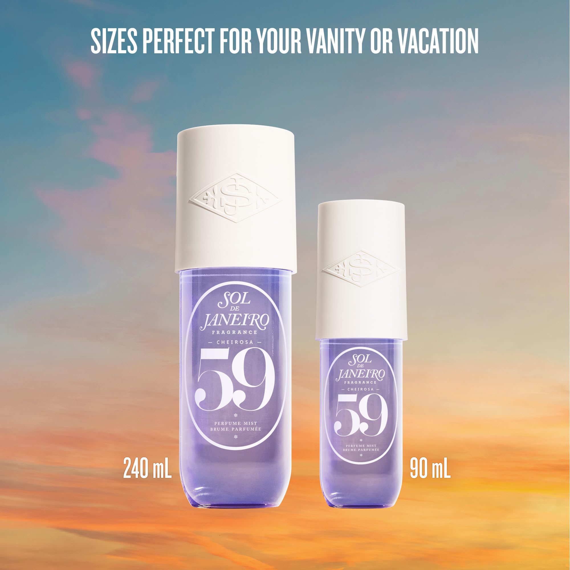 Sol de Janeiro junto a otros mists para mezclar y personalizar fragancia