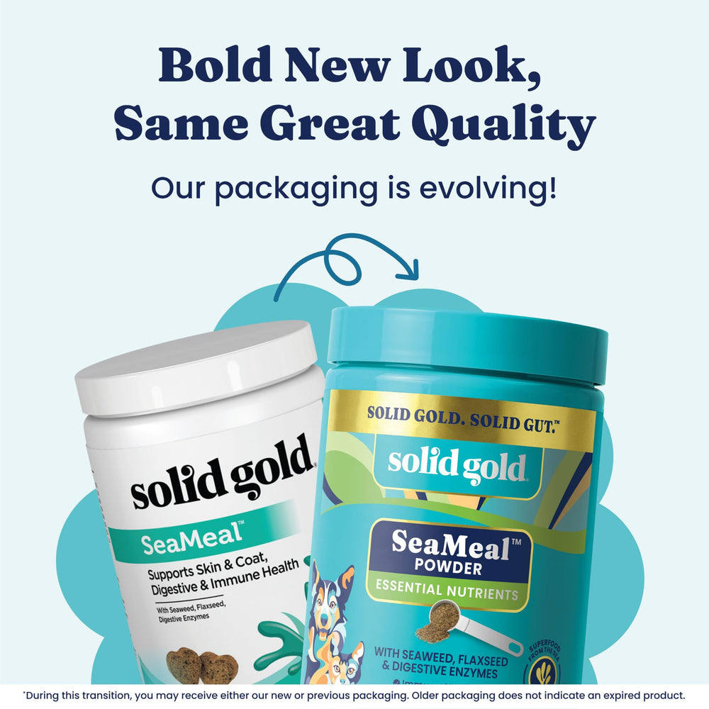 Solid Gold SeaMeal mezclado en pasta fácil de administrar mascotas