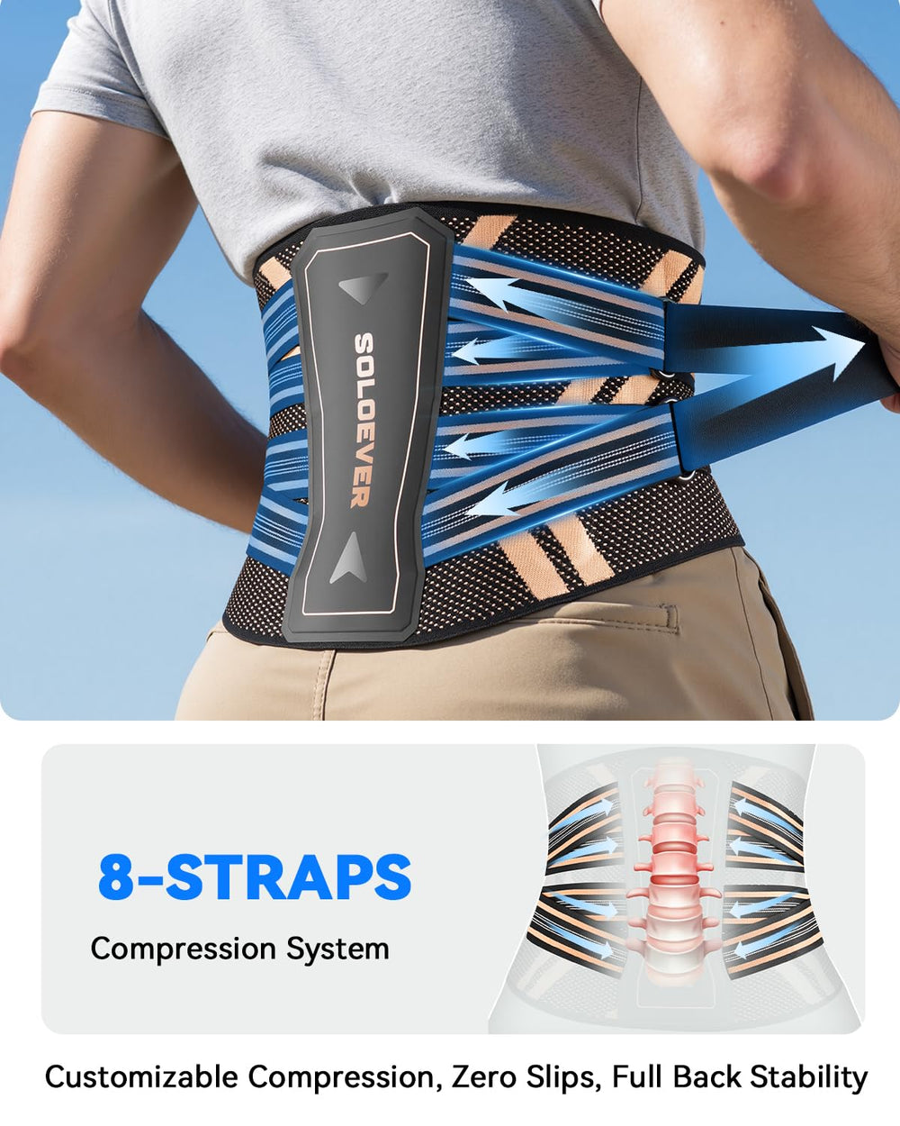 SOLOEVER tejido 4D con microperforaciones, mayor transpiración y confort