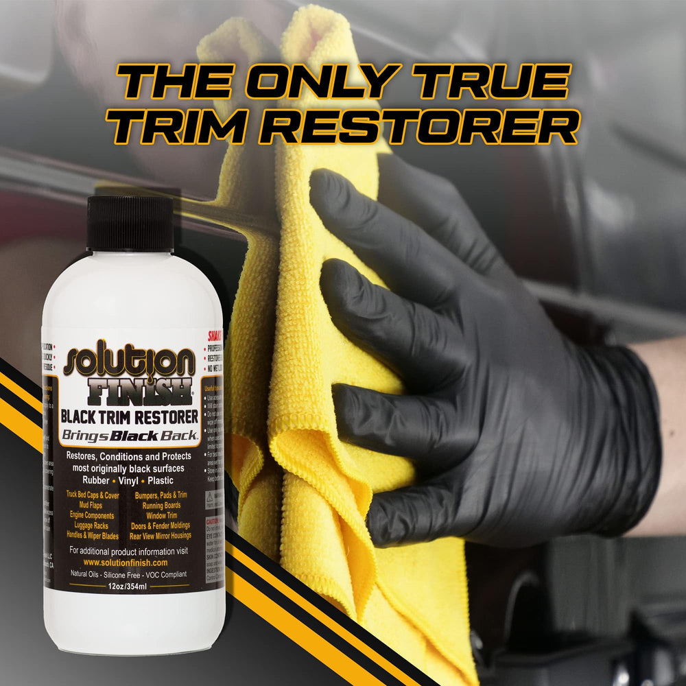 Solution Finish aplicacion en parachoques restaura color y protege