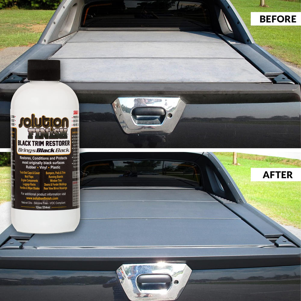 Solution Finish detalle de etiqueta instrucciones y beneficios visibles