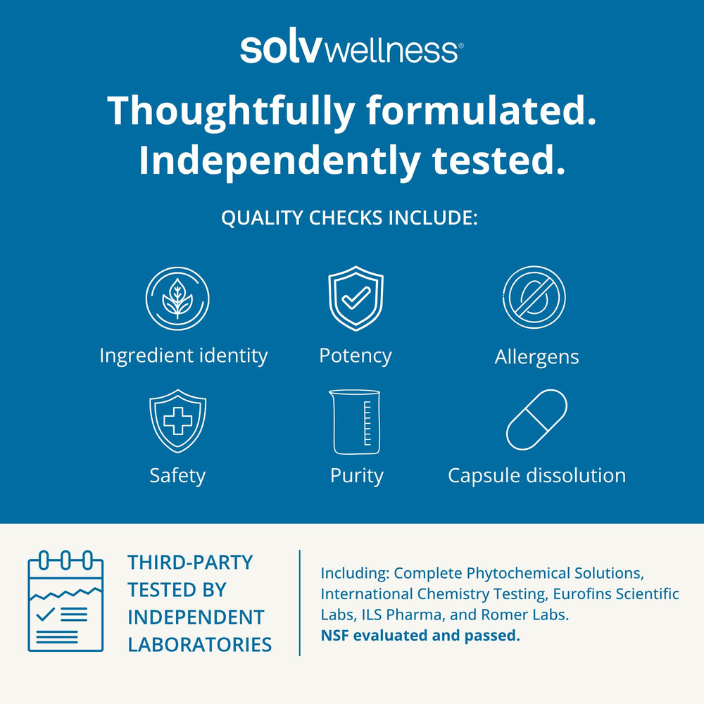 Solv Wellness producto en cocina lifestyle insinuando integración en rutina