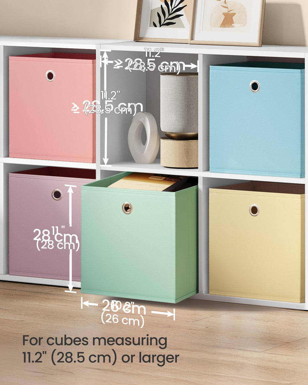 SONGMICS asa con ojal metálico para extraer fácilmente el cubo