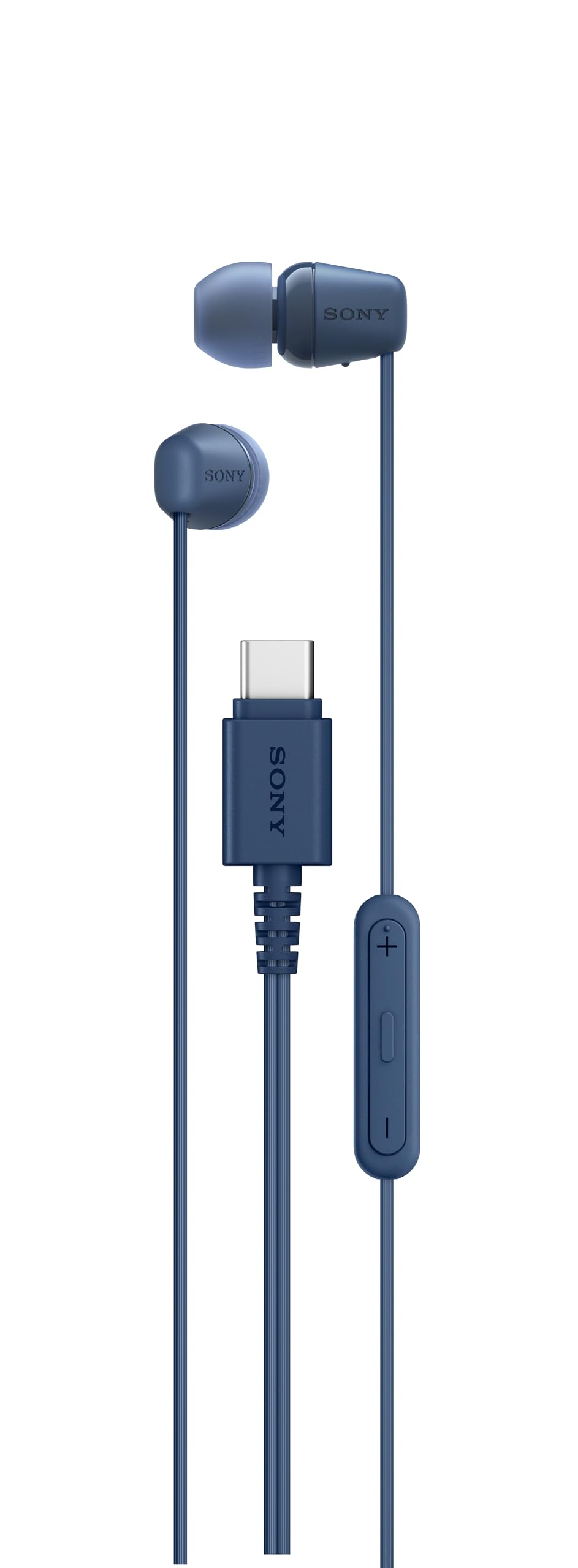 Sony IER-EX15C vista frontal azul, diseño compacto y portátil