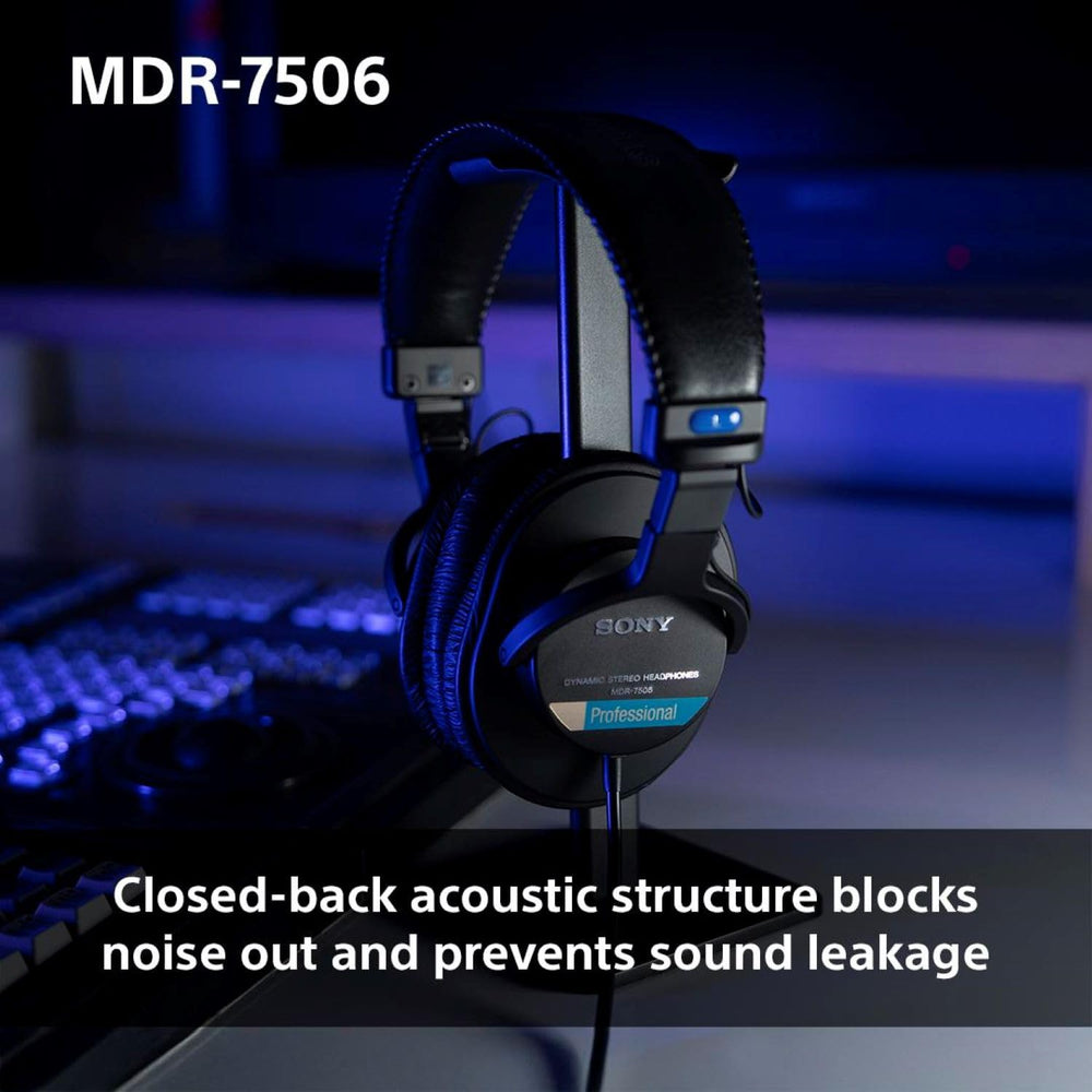 Sony MDR7506 estuche blando incluido para protección en ruta Sony