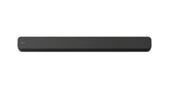Sony S100F colocada frente a un televisor en salón para sonido más inmersivo