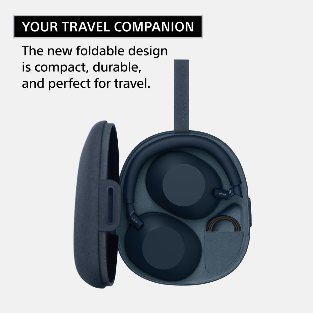 Sony WH-1000XM6 estuche compacto y plegable para transporte seguro