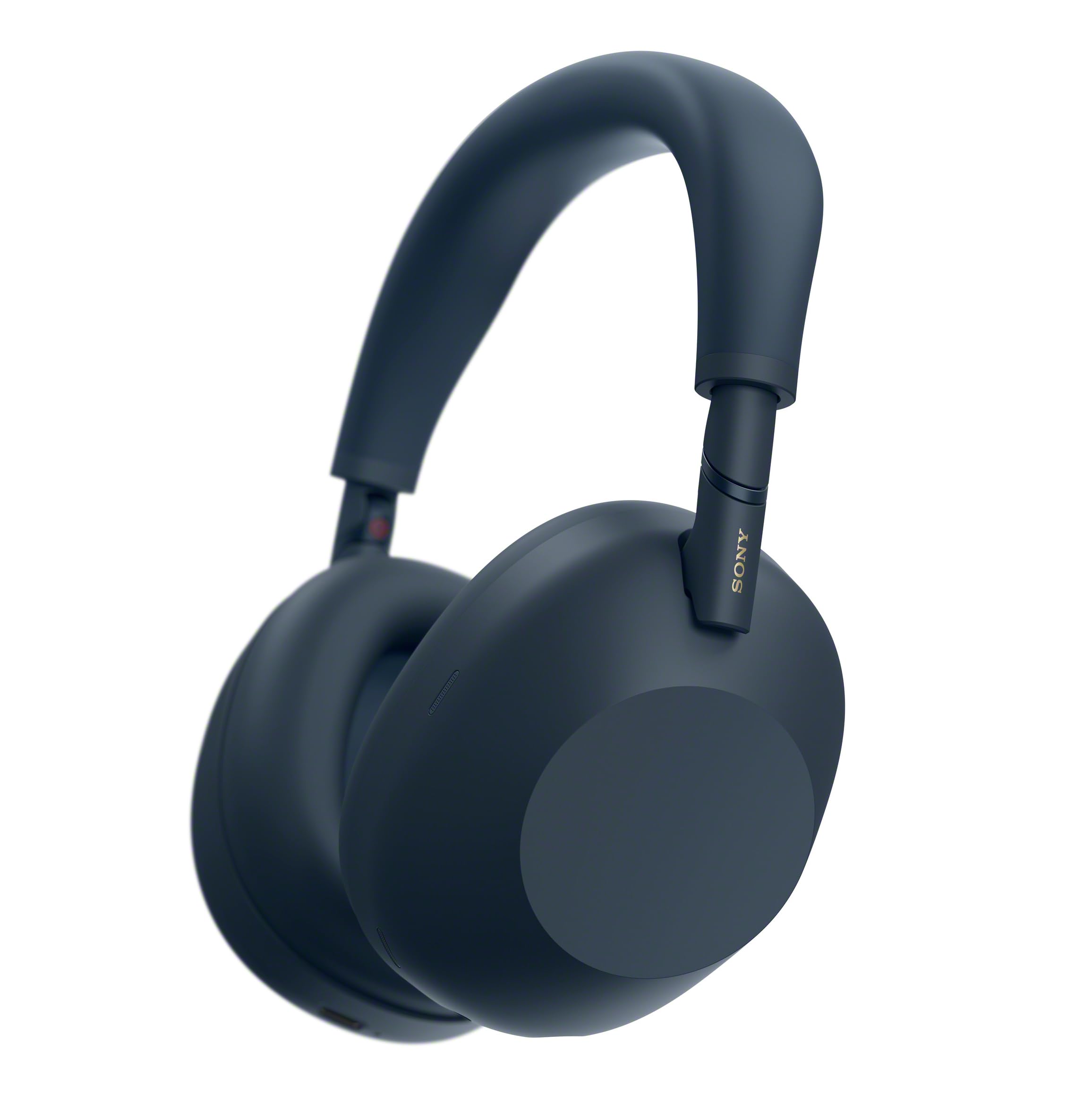 Sony WH-1000XM6 frontal Midnight Blue mostrando diseño elegante y aislamiento