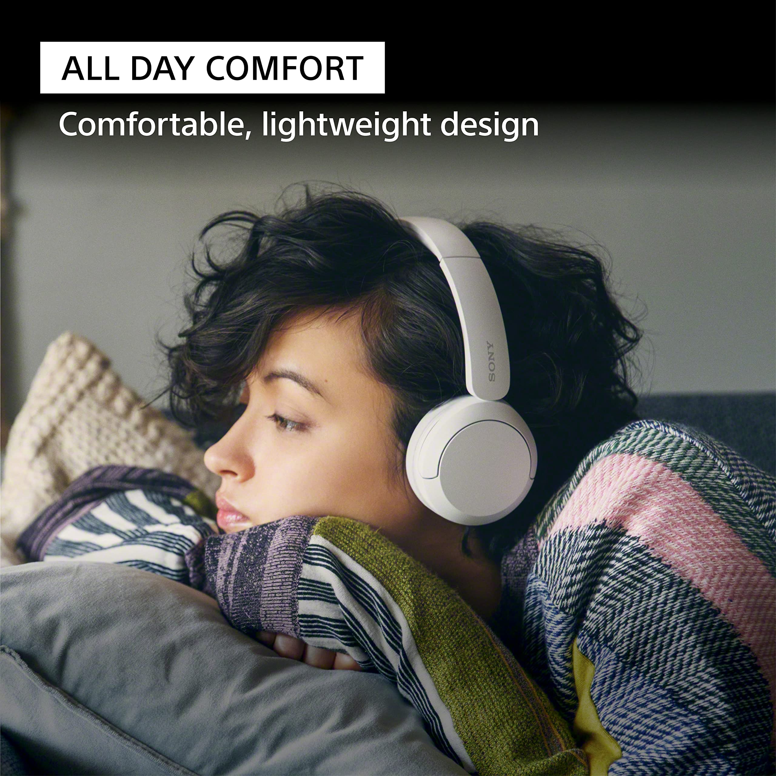 Sony WH-CH520 diadema ajustable, ajuste personalizado para confort