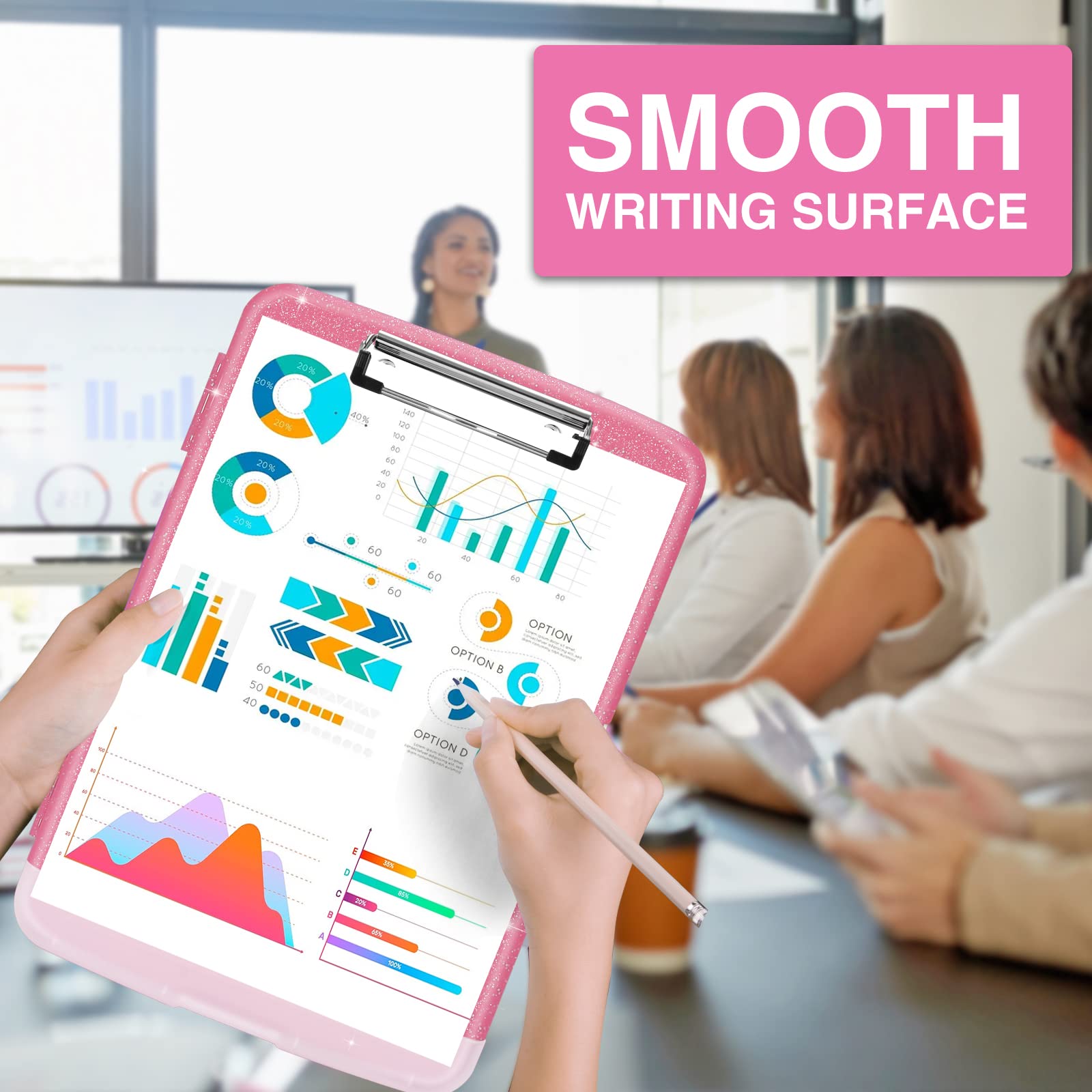 Sooez superficie rígida usada para escribir de pie con facilidad