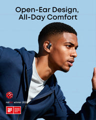 Soundcore Aerofit 2 detalle de textura y ganchos ajustables para confort