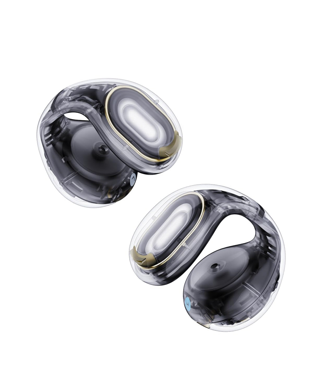 Soundcore C30i vista frontal del auricular mostrando diseño clip y comodidad