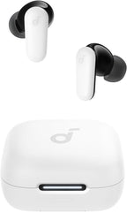 Soundcore P30i vista frontal mostrando diseño compacto y auriculares
