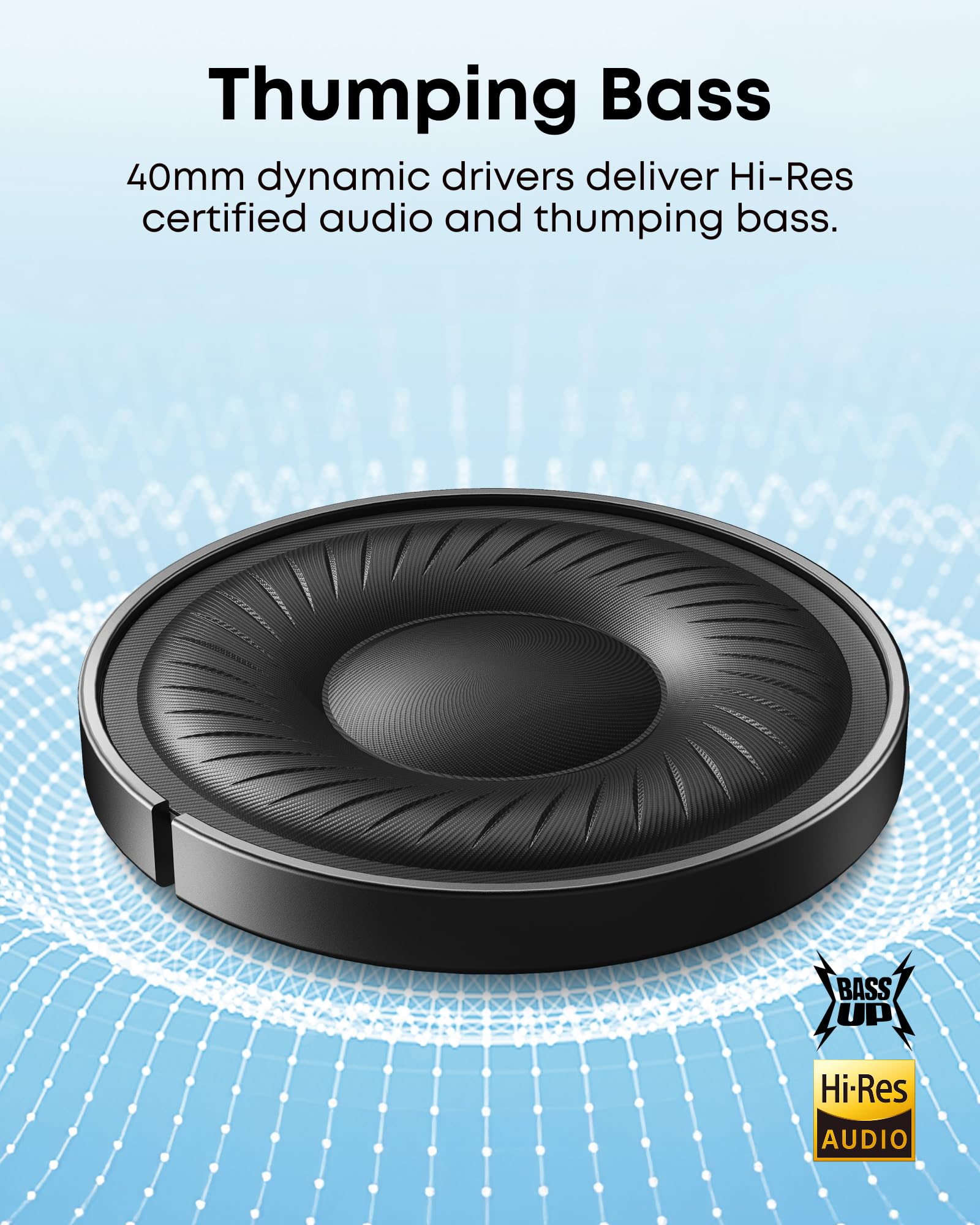 Soundcore Q20i en uso en transporte, Soundcore reduce ruido ambiente