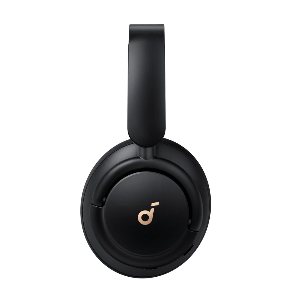 Soundcore Q30 etiqueta con logo mostrando información de compatibilidad y calidad