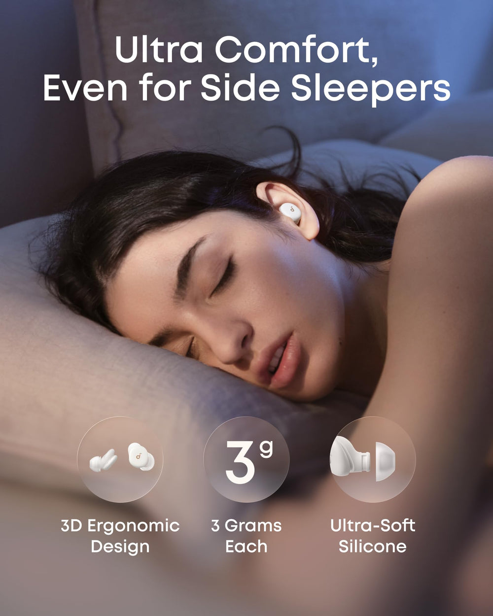 Soundcore Sleep A30 app con informes de sueño para mejorar hábitos