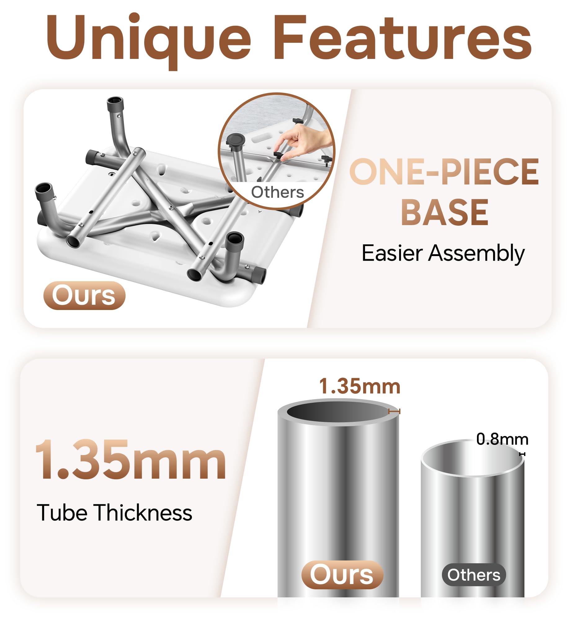 soundfuse distintas configuraciones desmontables adaptabilidad al baño