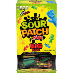 Sour Patch Kids paquete frontal mostrando 240 unidades y colores llamativos